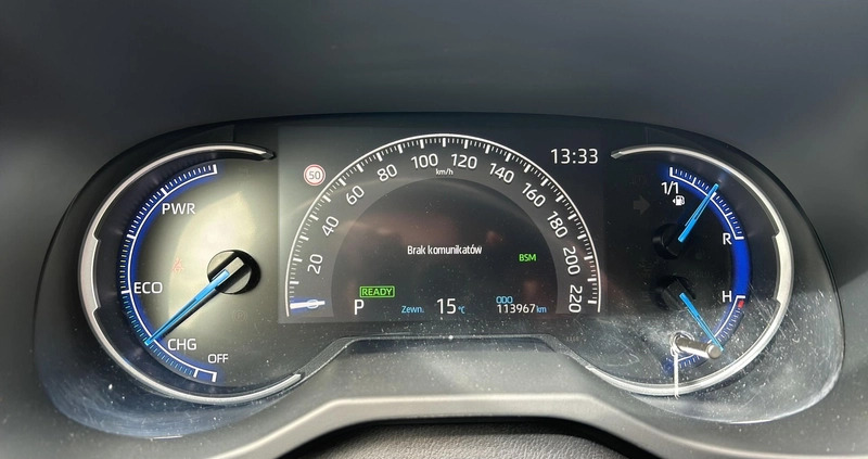 Toyota RAV4 cena 156900 przebieg: 113967, rok produkcji 2019 z Giżycko małe 254